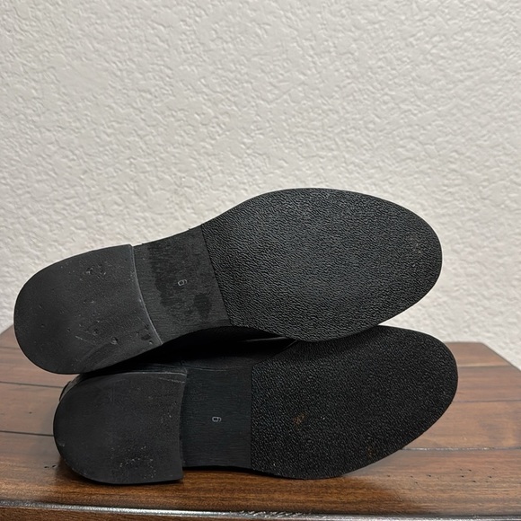 Madewelll The Biker Lowrider Black Leather Moto Boots Size 6 - Picture 6 of 8